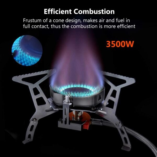 Portable Gas Stove for Camping with Carry Box | Lightweight Outdoor Cooking Stove for Hiking & Travel - Image 4