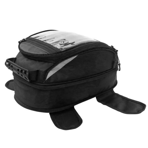 Magnetic Tank Bag with Rain Cover for Motorcycles - 20-25L Water-Resistant, Quick-Access Pockets, Universal Fit.