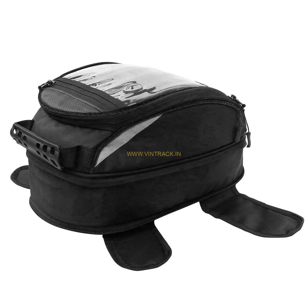 Magnetic Tank Bag with Rain Cover for Motorcycles - 20-25L Water-Resistant, Quick-Access Pockets, Universal Fit.