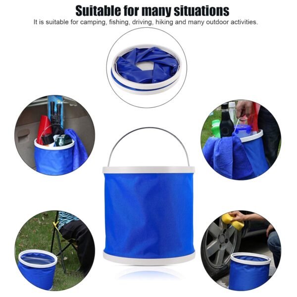 Portable 5L Water Bucket | Foldable Camping, Outdoor & Travel Water Storage Container - Image 4