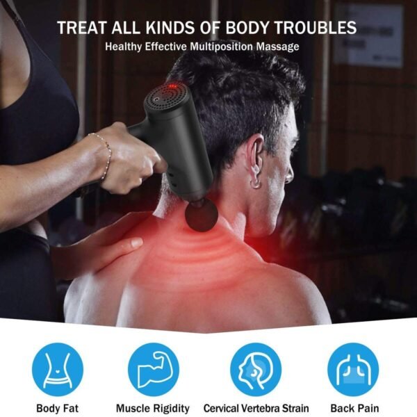 Electric Massage Gun – Deep Tissue Percussion Muscle Massager for Pain Relief, Handheld Body Massager for Relaxation & Recovery - Image 5