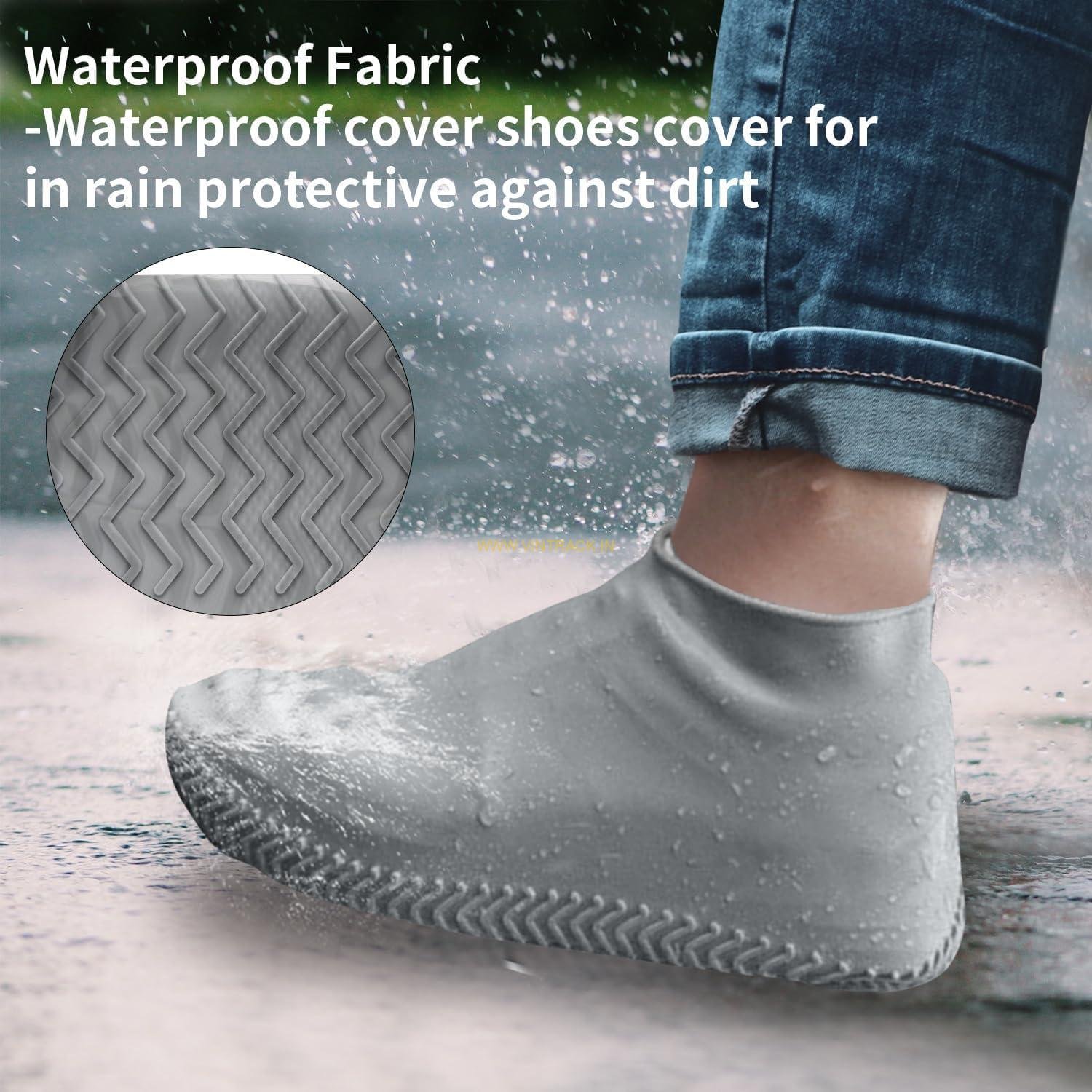Waterproof Reusable Silicone Shoe Covers – Anti-Slip Rain Boots