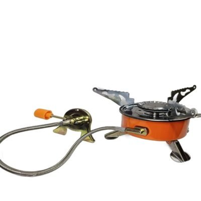 Portable Gas Stove with Pipe – Lightweight Camping Gas Burner for Outdoor Cooking, Hiking, Trekking & Travel