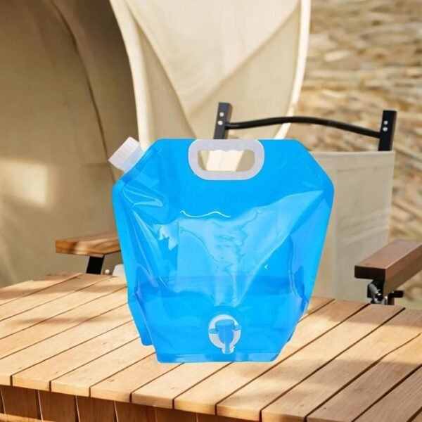 Foldable Portable Water Dispenser with Tap 5 Ltr – Compact Outdoor Drinking Water Container for Camping, Hiking, Picnic & Travel - Image 5