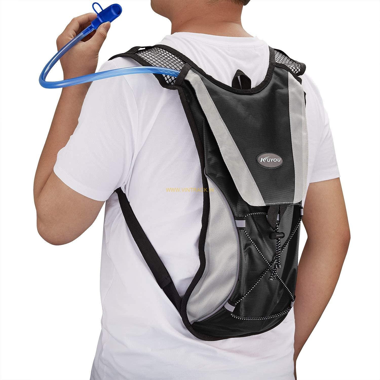 Polyester Hydration Bladder Bag Without Water Bottle | Lightweight Backpack Hydration System for Camping, Hiking & Outdoor Activities - Image 2