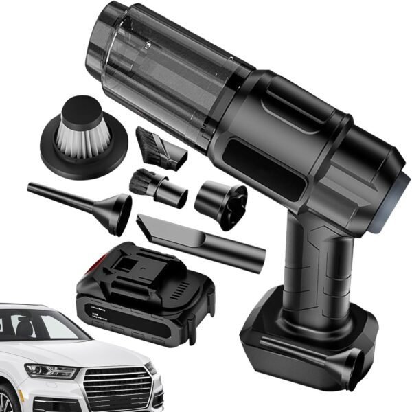 Cordless Rechargeable Vacuum Cleaner – Lightweight, Powerful Suction with Multi-Use Attachments for Home & Car Cleaning - Image 5