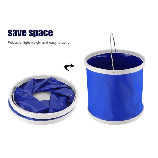 Portable 5L Water Bucket | Foldable Camping, Outdoor & Travel Water Storage Container - Image 3
