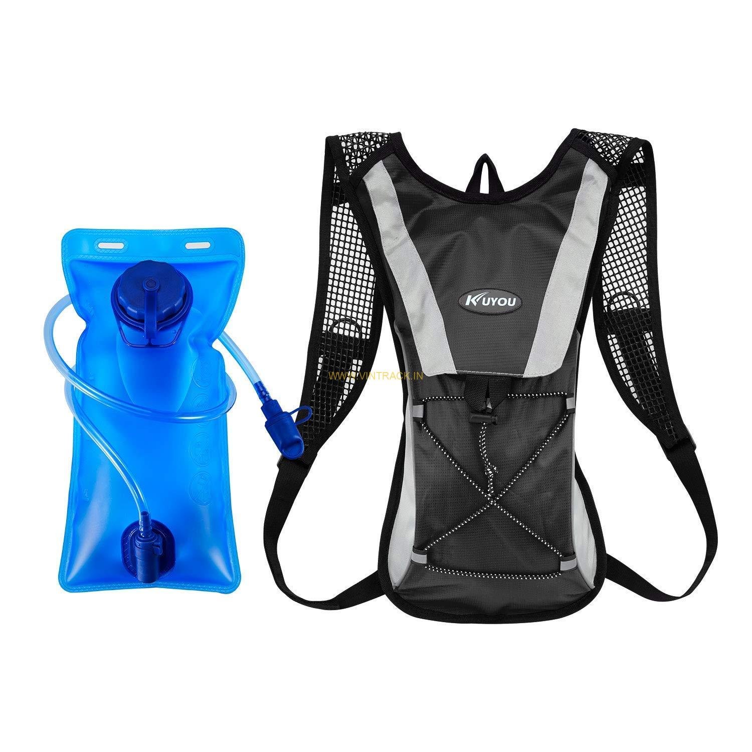 Polyester Hydration Bladder Bag Without Water Bottle | Lightweight Backpack Hydration System for Camping, Hiking & Outdoor Activities - Image 8