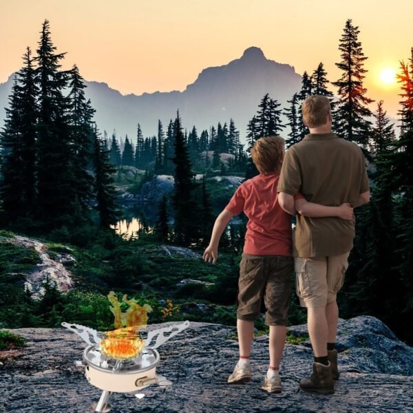 Portable Gas Stove with Pipe – Lightweight Camping Gas Burner for Outdoor Cooking, Hiking, Trekking & Travel - Image 5