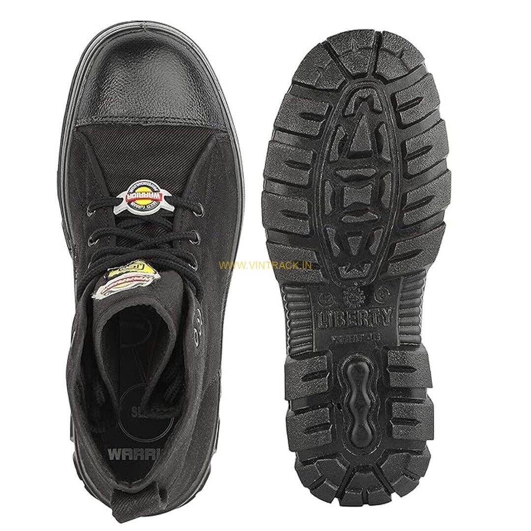 Unistar Hiking & Trekking High-Ankle Shoes for Men – Jungle Boots | Dust-Proof | Anti-Skid | Olive Green - Image 5