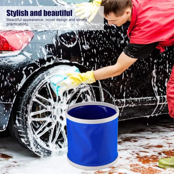 Portable 5L Water Bucket | Foldable Camping, Outdoor & Travel Water Storage Container - Image 7