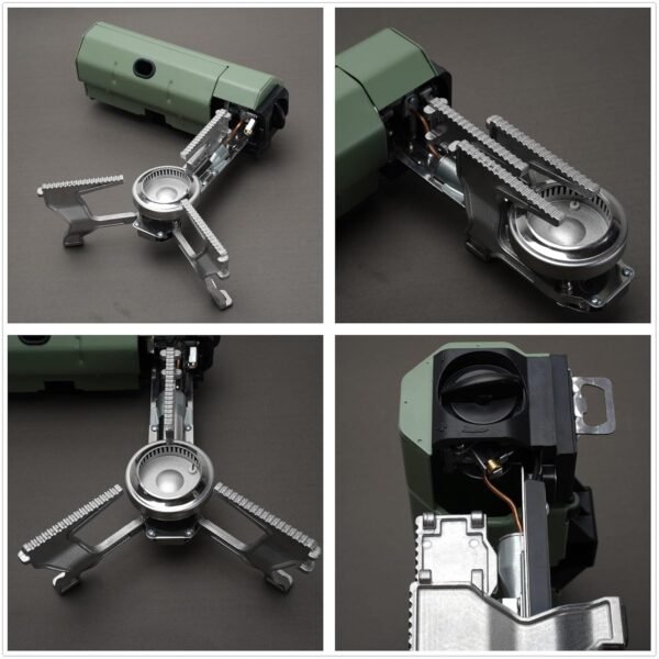 Foldable Camping Stove with Storage Bag – Portable Butane Gas Stove with Bottle Opener for Picnic, Backpacking, Hiking, Adventure & Home Travel - Image 4