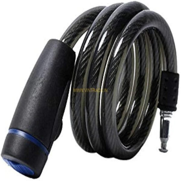 Black Cable Lock for Bicycle | Secure Riding Equipment & Bike Accessories for Cycling, MTB & Outdoor Use - Image 3