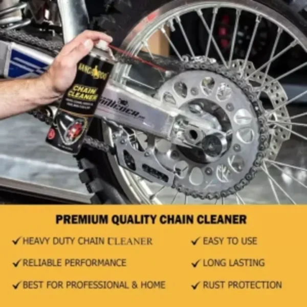 Premium Chain Lubricant Spray & Chain Cleaner Spray – High-Performance Motorcycle Maintenance, Dirt & Rust Protection. - Image 2