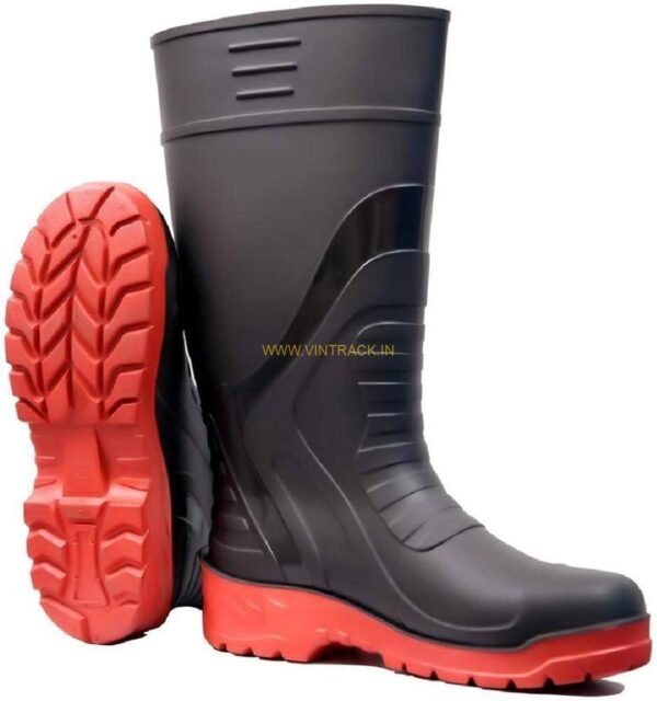 Metro-Safety Anti Static, Anti-Slip 15 Inch  Gumboot, Double  density and Inside  lining-fabric