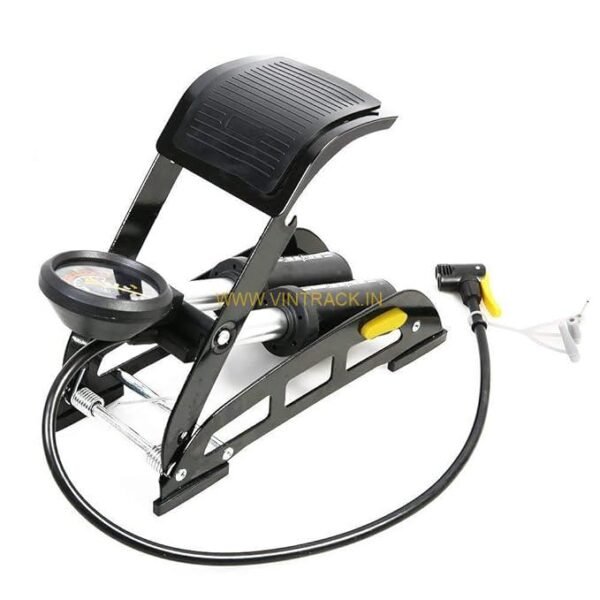 FOOT AIR  PUMP COMPRESSOR FOR  CAR & BIKE AIR PUMP  FOR MOTORBIKE, CARS,  BICYCLE. - Image 2