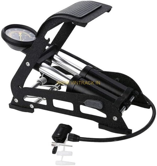 FOOT AIR  PUMP COMPRESSOR FOR  CAR & BIKE AIR PUMP  FOR MOTORBIKE, CARS,  BICYCLE.