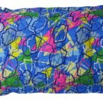 Synthetic Travelling  portable Air Pillow  (Multi Colour)