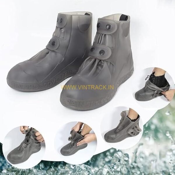Waterproof Shoe Covers Non slip Thick Shoe Protectors  Reusable Foldable Outdoor  Rain Boot Protectors Shoe  Covers for Men & Women