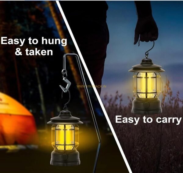 Table lamp lantern with usb recharge - Image 2