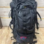 VinTrack Rider choice with metal frame Rucksack bag with 10L Detachable day pack and rain cover for trekking and camping  65+10L