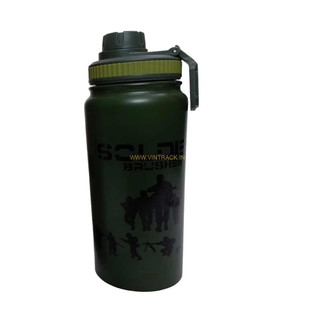 Generic Vacuum Thermos Stainless Steel Bottle 680ml – Hot & Cold Double Wall Insulated Water Bottle for Travel, Office & Gym - Image 3