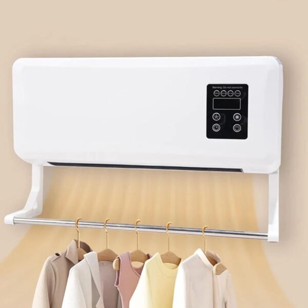 Compact Dual‑Mode Mini Wall‑Mounted Air Conditioner – Cooling & Heating Fan with Digital Display & Remote Control - Image 4