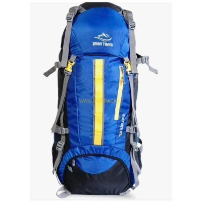 60L Rucksack Travel Backpack for Trekking & Hiking | Large Capacity Waterproof Bag for Men & Women – Blue