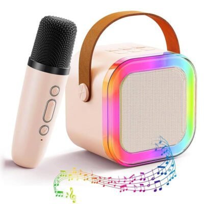 MIX K12 Kids Wireless Karaoke Microphone with Bluetooth Speaker | 2-in-1 Portable Mic & Speaker Toy for Singing, Parties & Gifting