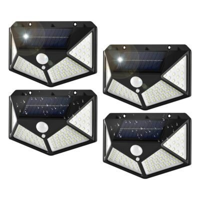 Wall Mounted Solar Motion Sensor Light – Waterproof Outdoor LED Light for Garden, Gate & Pathway (Pack of 1)