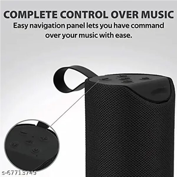 TG-113 Bluetooth Speaker 5W with DJ Sound | Portable Wireless Speaker with Powerful Bass, USB/TF/AUX Support, Built-in Mic - Image 6