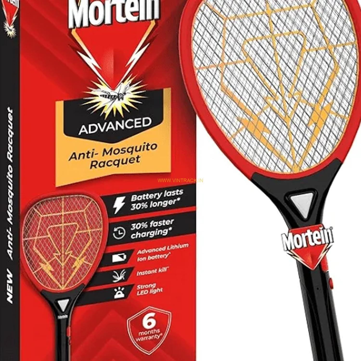 Electric Mosquito Racket Bat – Rechargeable Insect Killer with Powerful Mesh & LED Light | Safe & Portable Fly Swatter for Home & Outdoor Use