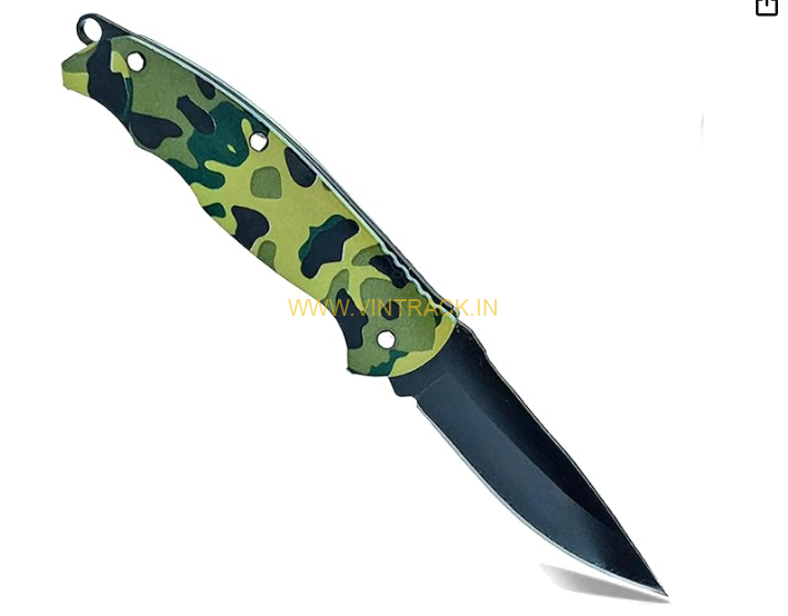 Mini Pocket a– Compact Folding Knife for Keychain, EDC, Camping, Travel & Utility Use | Small Stainless Steel Blade with Safety Lock