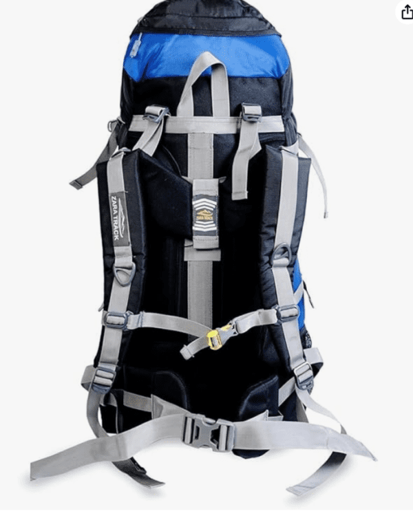 RUCKSHAK BAG 60 Ltr Travel Backpack Trekking bag( blue colour ) - Image 3