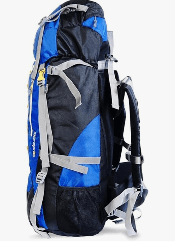 RUCKSHAK BAG 60 Ltr Travel Backpack Trekking bag( blue colour ) - Image 4