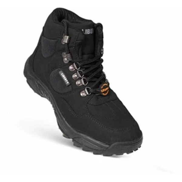 Liberty Army All-Black Waterproof Trekking Shoes for Men – Jungle, Everest & Outdoor Hiking Boots | Durable, Rugged, All-Terrain Adventure Footwear