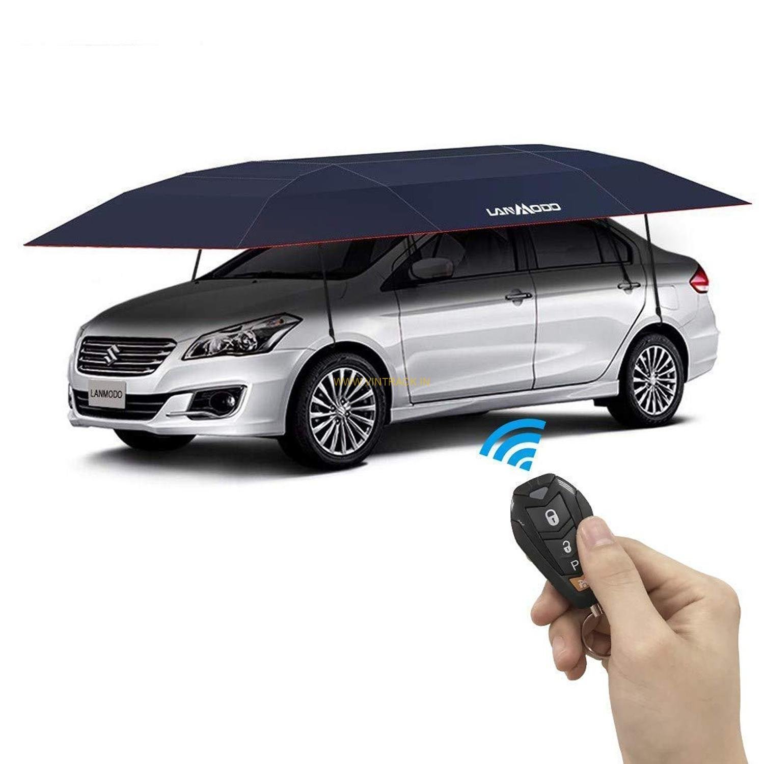 Car Umbrella – Foldable Automatic Car Sunshade Cover for Windshield & Roof | UV Protection, Waterproof, Dustproof Car Tent for Outdoor Parking