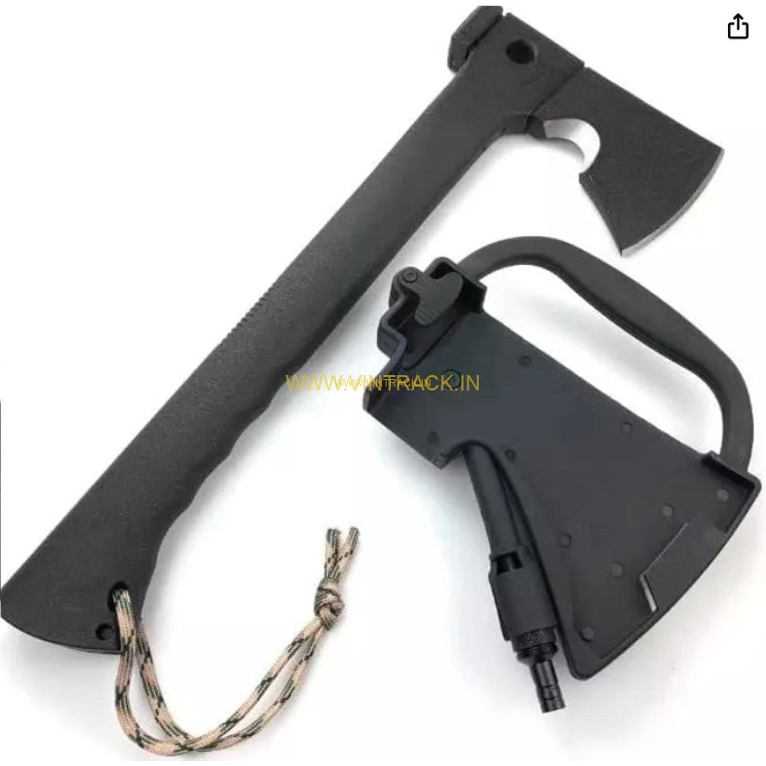Camping Axe Survial Axe with Multitool with Durable Materials, Sharp Blade, Non-Slip, fire-Starter, Hammer Design, Rope-Cutter, Emergency Whistle, a Heavy Duty Axe for Your Next Trip!