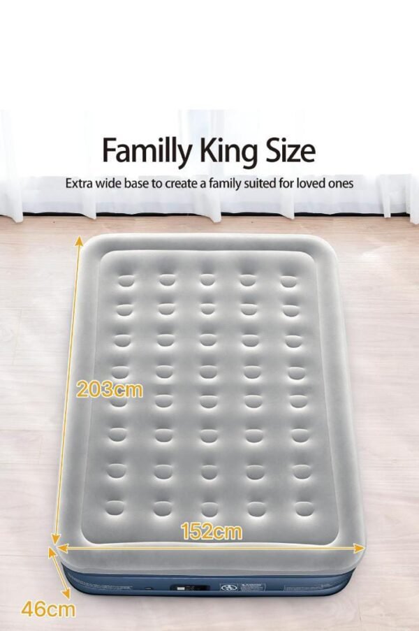 Air Mattress with Built-in Pump Bevbud,Fast & Easy Inflation/Deflation Inflatable Mattress - Image 2