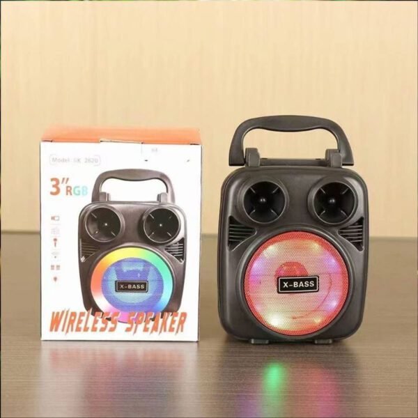 Wireless Bluetooth Speaker with Subwoofer, HiFi Stereo Sound, Loudspeaker with Volume Control & Call Function – Perfect for Office, Home, Bedroom Use - Image 5