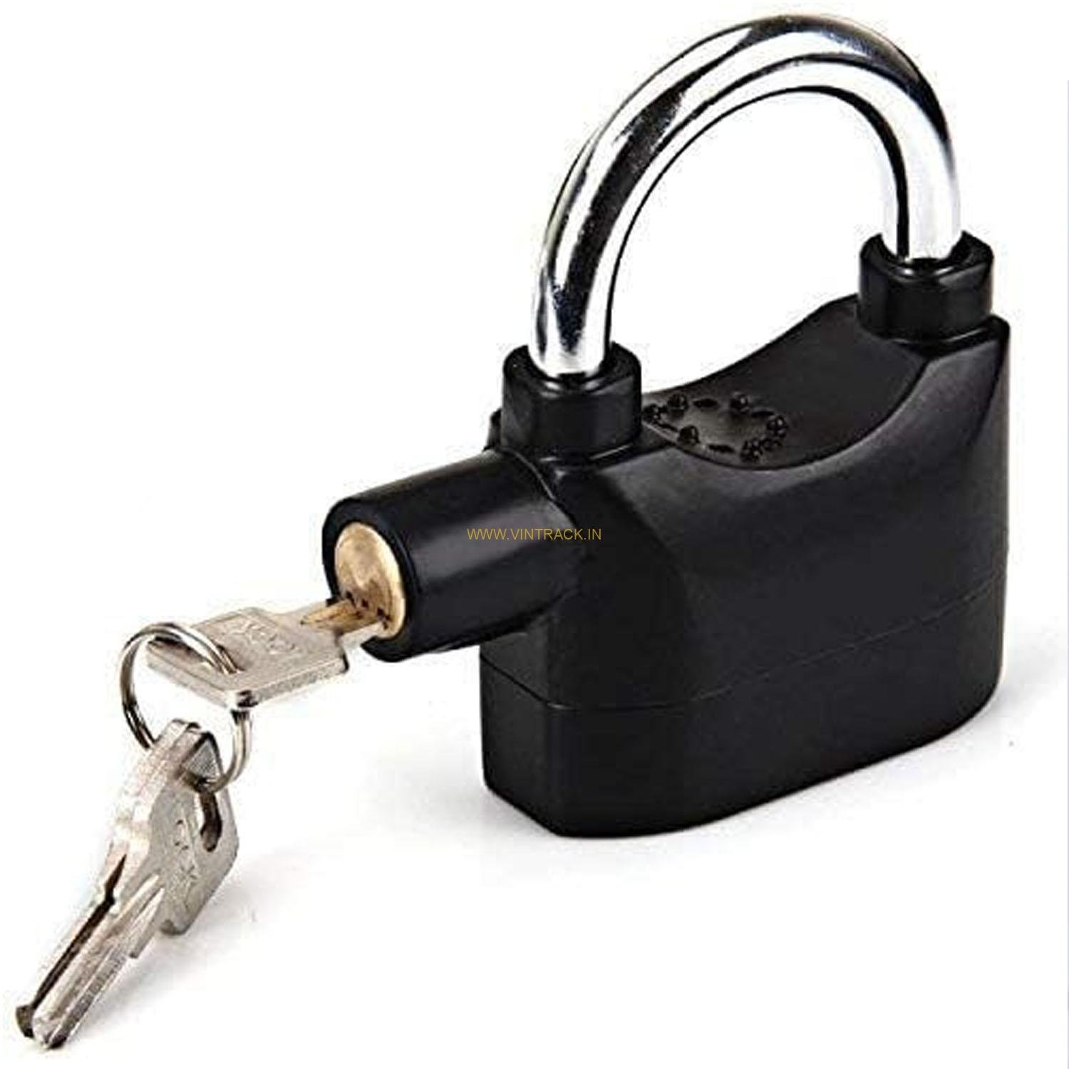 Heavy-Duty Security Alarm Lock – Anti-Theft Padlock with Built-in Siren for Bikes, Gates & Doors