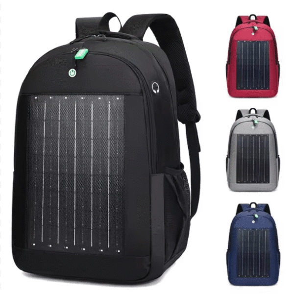 Solar Charging Backpack – Waterproof, Weatherproof Travel Bag with USB Port for Outdoor, Hiking, Camping & Work - Image 2