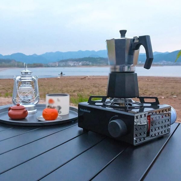 Portable Outdoor Gas Stove – Single Burner Butane Camping Stove with Strong Flame Power, Lightweight & Easy to Carry for Cooking, Picnic & Travel - Image 3