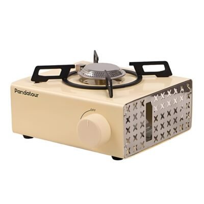 Portable Outdoor Gas Stove – Single Burner Butane Camping Stove with Strong Flame Power, Lightweight & Easy to Carry for Cooking, Picnic & Travel