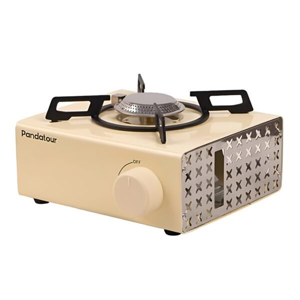 Portable Outdoor Gas Stove – Single Burner Butane Camping Stove with Strong Flame Power, Lightweight & Easy to Carry for Cooking, Picnic & Travel