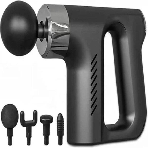 "Deep Tissue Massage Gun for Pain Relief – Portable Percussion Massager with 6 Heads & 30 Speed Levels" - Image 3