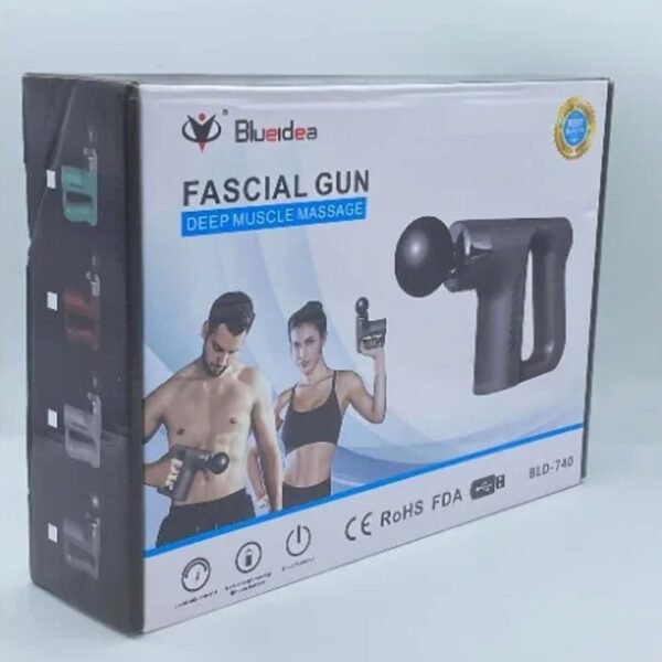 "Deep Tissue Massage Gun for Pain Relief – Portable Percussion Massager with 6 Heads & 30 Speed Levels" - Image 4