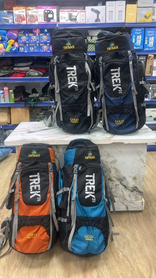 Trek-70 Hiking bag, Trekking Backpack with rain cover Rucksack - 70 L - Image 6