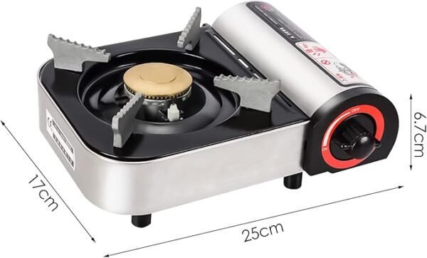 Portable Gas Stove, Butane Gas Camping Stove, 2100 W, with Transport Case, Butane Gas Stove, Outdoor, Camping, Portable Gas Stove, for Home, Restaurant - Image 3