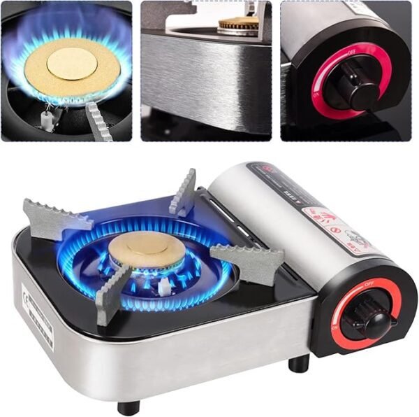 Portable Gas Stove, Butane Gas Camping Stove, 2100 W, with Transport Case, Butane Gas Stove, Outdoor, Camping, Portable Gas Stove, for Home, Restaurant - Image 6